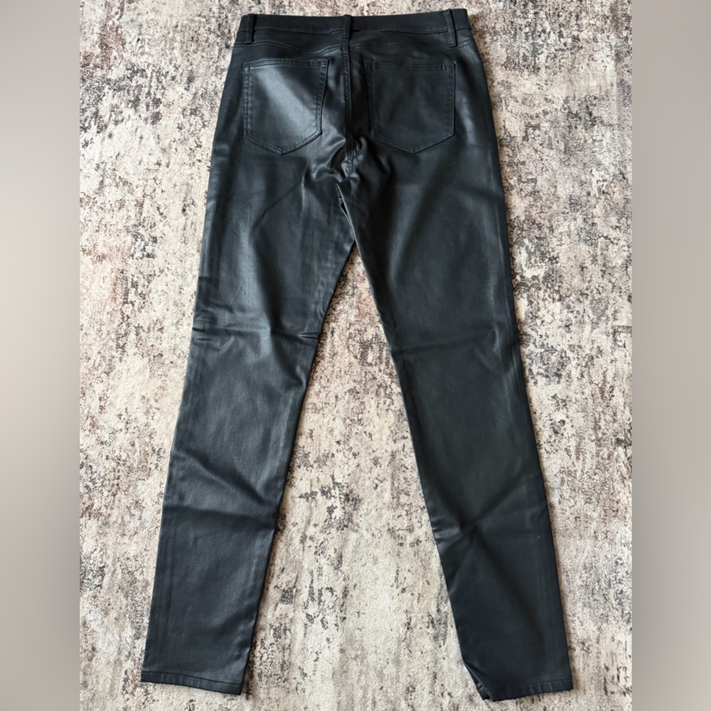 LOFT Black Coated Skinny Jeans - Picture 2 of 2